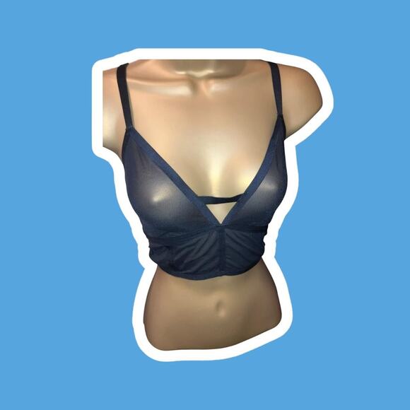 audrey Tops - Black mesh audrey top
